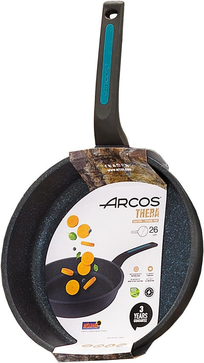 ARCOS Thera Antihaft-Pfanne 16 cm für Induktion, Gas und Glaskeramik Kleine Küchenpfanne aus Druckgu