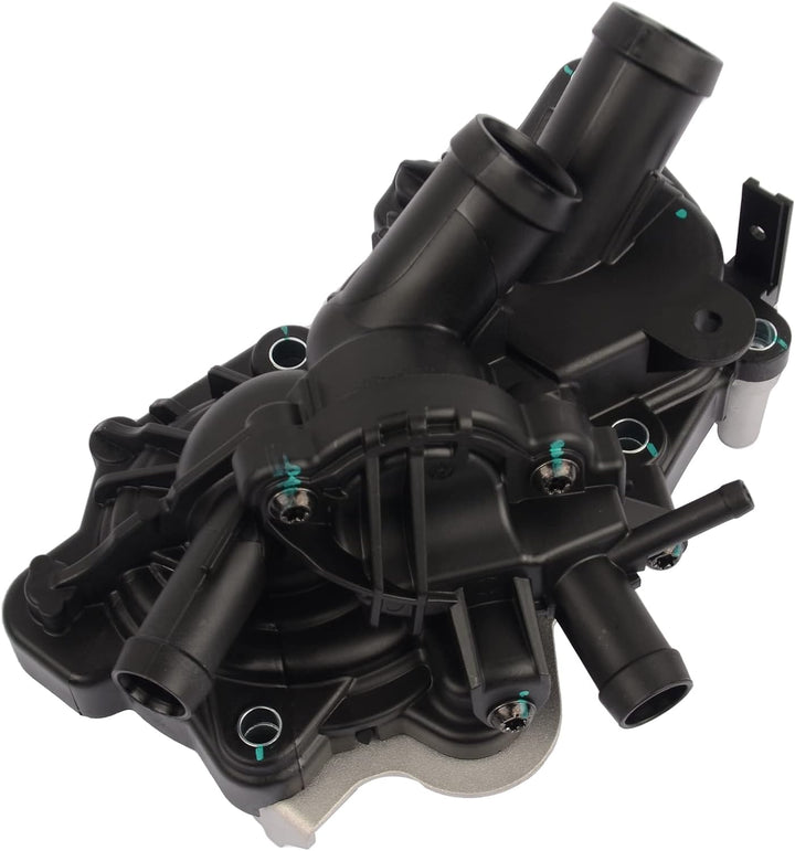 Flynsu 5 Röhren Kühlmittelpumpe Wasserpumpengehäuse Baugruppe Thermostat 04E121121E 04E121042A 04E12