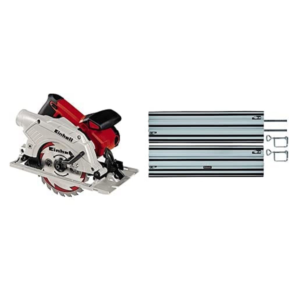 Einhell Handkreissäge TE-CS 165 (1200 W, max. 55 mm, Sägeblatt Ø 165 mm, 24 Zähne, Absaugadapter, Pa