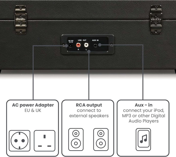 Crosley Voyager - Schwarz, One Size