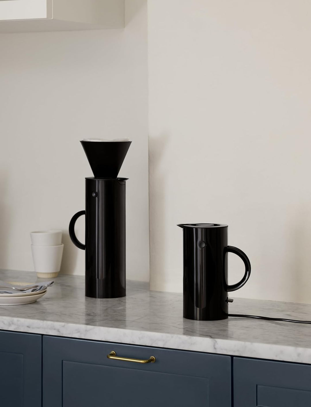 Stelton Wasserkocher Mini EM77 - Elektrischer Kocher, Wasserkessel, Teekanne - Schnell kochend, nied