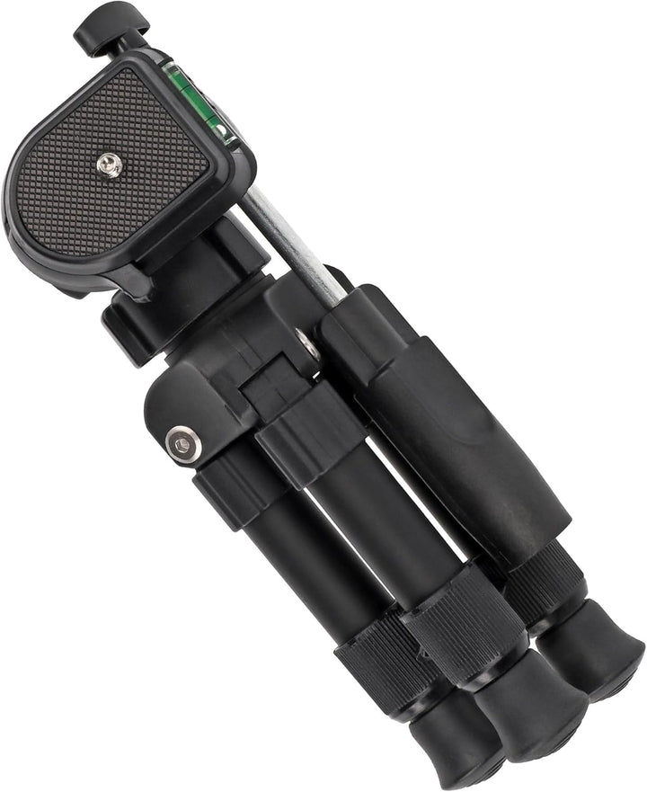 ayex Leichtes Robustes Kamera Stativ mit 3-Wege-Kopf Schnellwechselplatte & Wasserwaage Aluminium