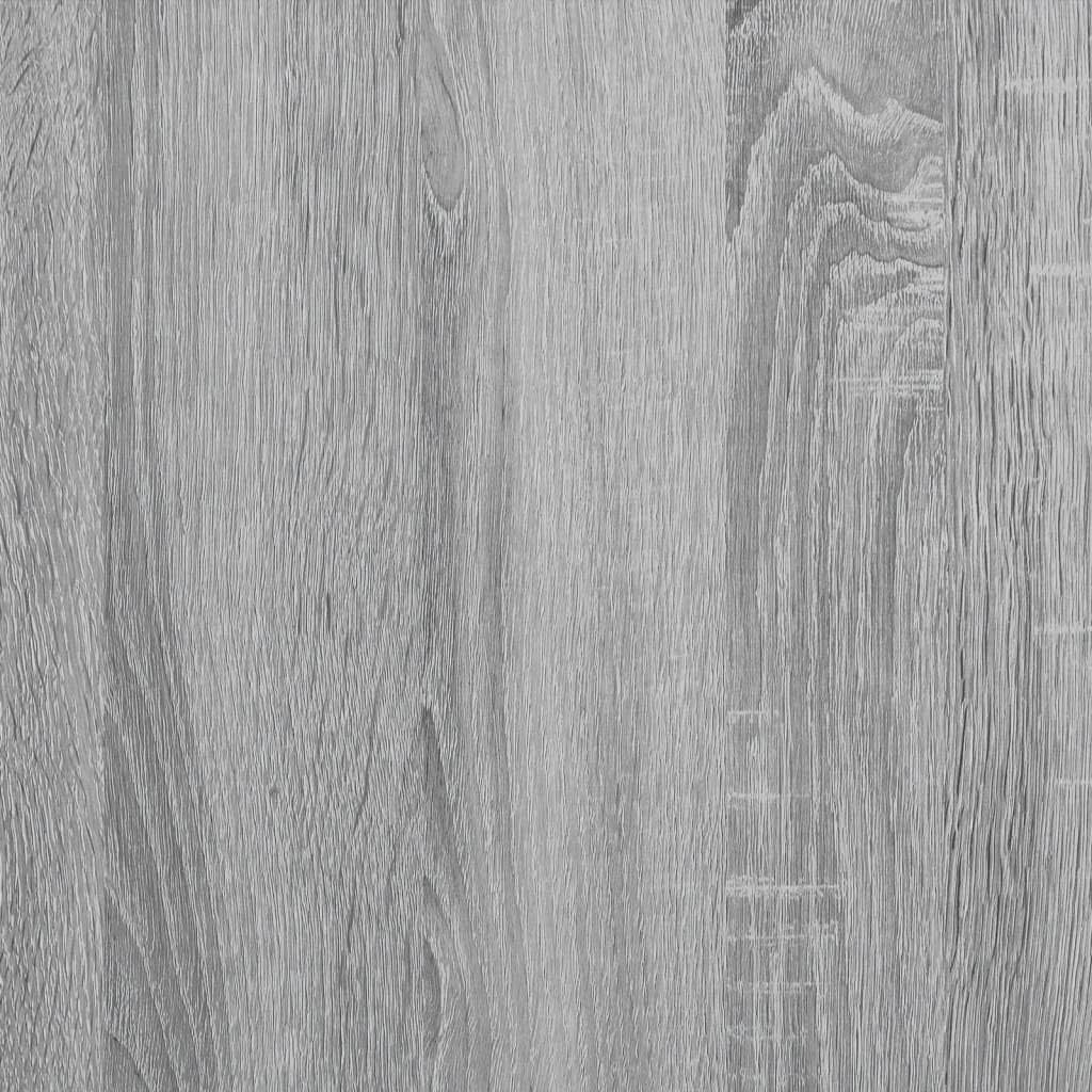 Pflanzenständer 2 STK. Grau Sonoma 15x15x20 cm Holzwerkstoff Pflanzenregal, Blumenregal Indoor/Outdo
