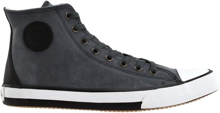 HARLEY-DAVIDSON Footwear Mens Filkens Sneaker, Blue 42.5 EU Grau, 42.5 EU Grau