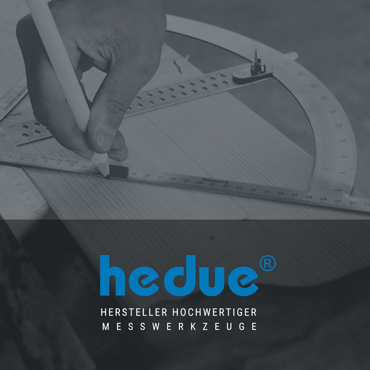 hedue® Nivellierlatte 4 m - Messlatte für Nivellierarbeiten auf Baustellen und zum Messen lichter Ma