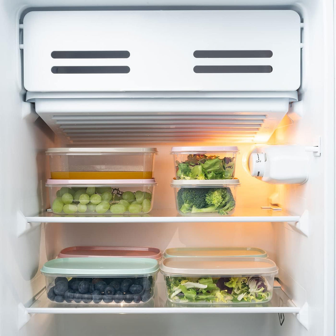 QILZO 24 Stück Lunchboxen für Lebensmittel, 700 ml, Lebensmittelbehälter aus Kunststoff, BPA-frei, m