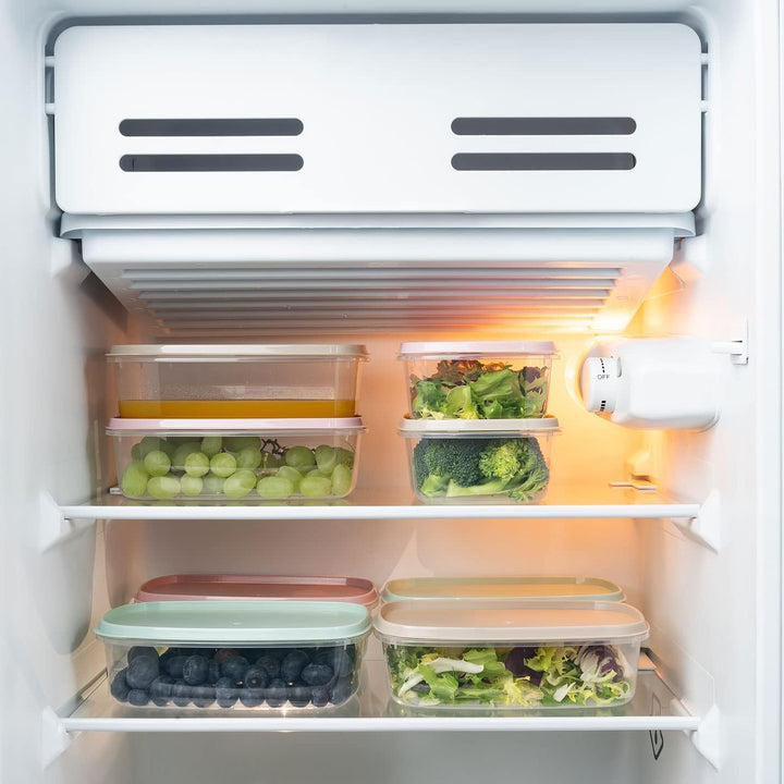 QILZO 24 Stück Lunchboxen für Lebensmittel, 700 ml, Lebensmittelbehälter aus Kunststoff, BPA-frei, m