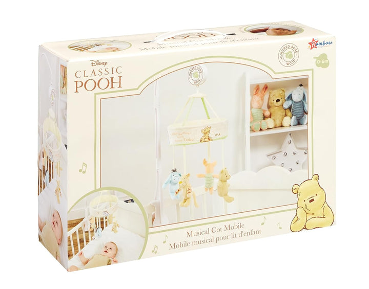 Rainbow Designs Hundred Acre DN1610 Musik-Mobile Winnie Puuh aus Holz