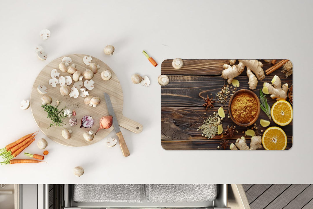 KitchenYeah© Platzsets Abwaschbar 6-Teilig 45x30 cm Tischsets Platzdeckchen Platzset Unterlage Tisch