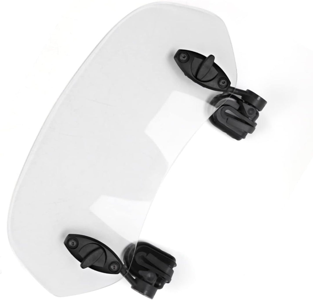 KIMISS Motorrad Windschutzscheibenverlängerung, Universal Motorcycle Adjustable Clip On Windschutzsc