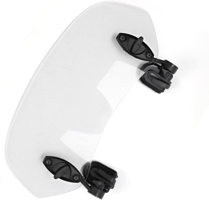KIMISS Motorrad Windschutzscheibenverlängerung, Universal Motorcycle Adjustable Clip On Windschutzsc