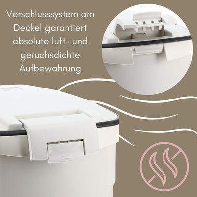 GarPet Futtertonne Luftdicht mit Deckel Futtertonne Pferd Hund Hundefutter Aufbewahrung Hundefutter