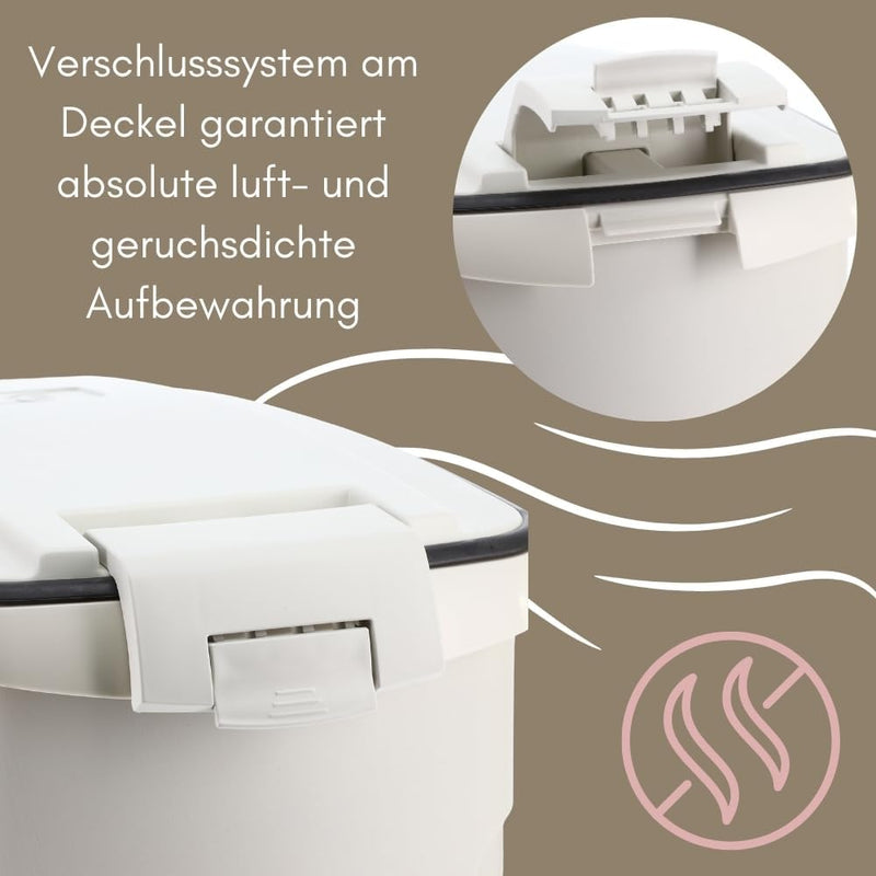 GarPet Futtertonne Luftdicht mit Deckel Futtertonne Pferd Hund Hundefutter Aufbewahrung Hundefutter
