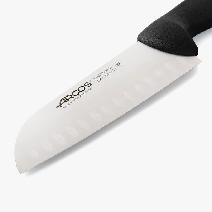 Arcos Serie 2900 - Santoku Messer Messer Asiatischer ArtAsian Knife - Klinge Nitrum Edelstahl 180 mm