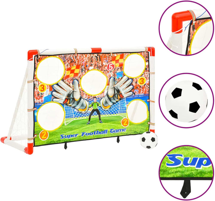 Fussballtor-Set mit Torwand, CIADAZ Fussballtor, Fussballtore Für Garten Kinder, Fussballtore Drauss