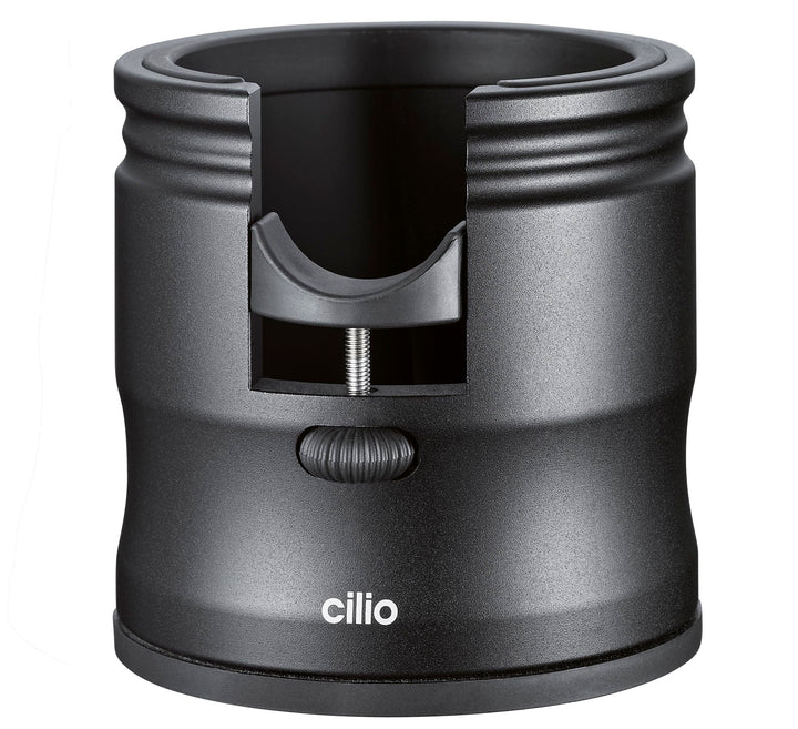 cilio Tamperstation BARISTA, höhenverstellbar, eloxiertes Aluminium | Haltestation, für 51 mm, 54 mm
