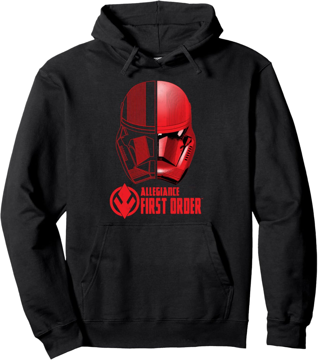 Star Wars: The Rise Of Skywalker Red Sith Trooper Split Pullover Hoodie