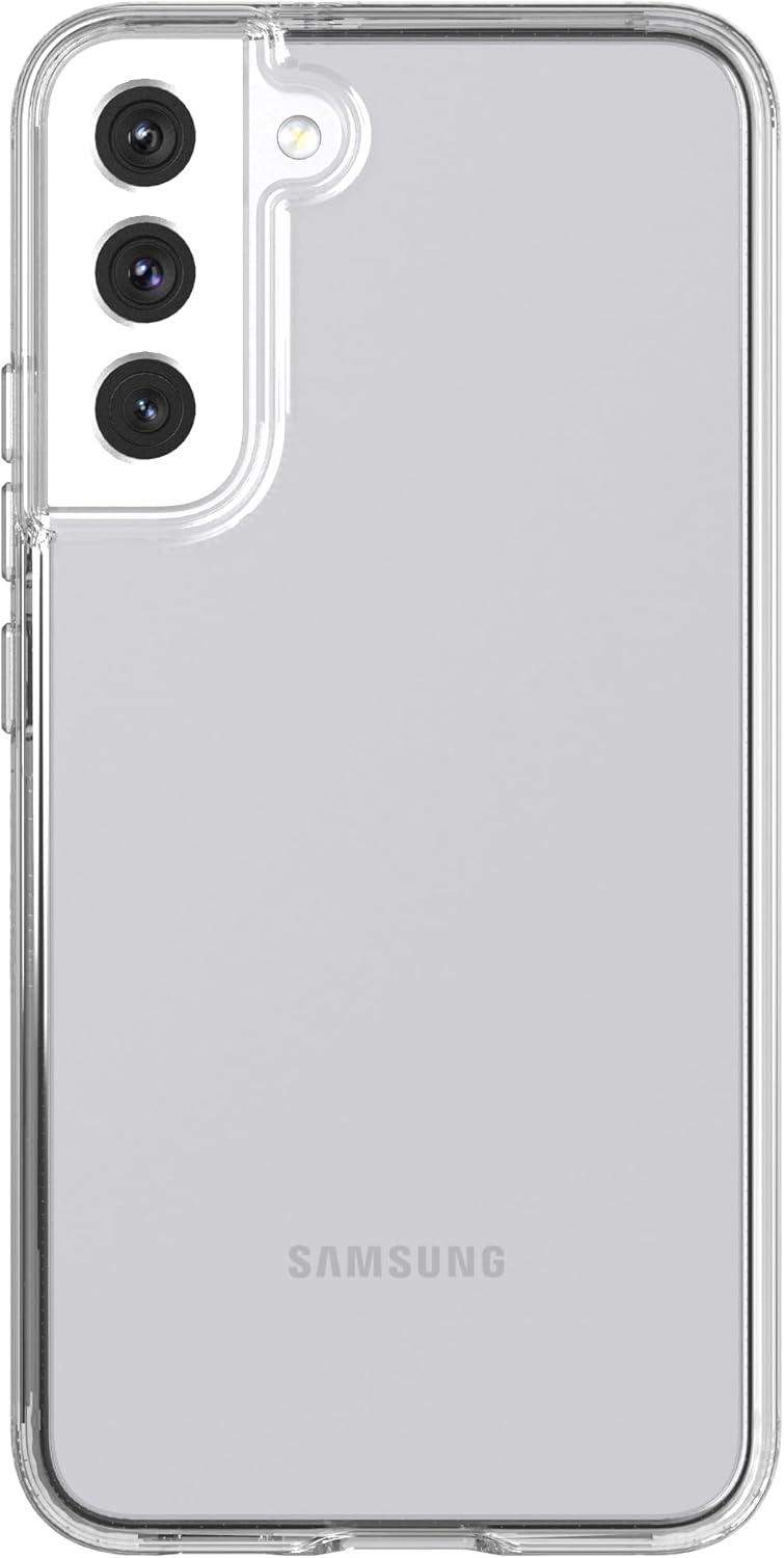 tech21 Evo Clear für Samsung Galaxy S22 Plus - Klare und schützende Handyhülle mit 3,6 m Multi-Drop-