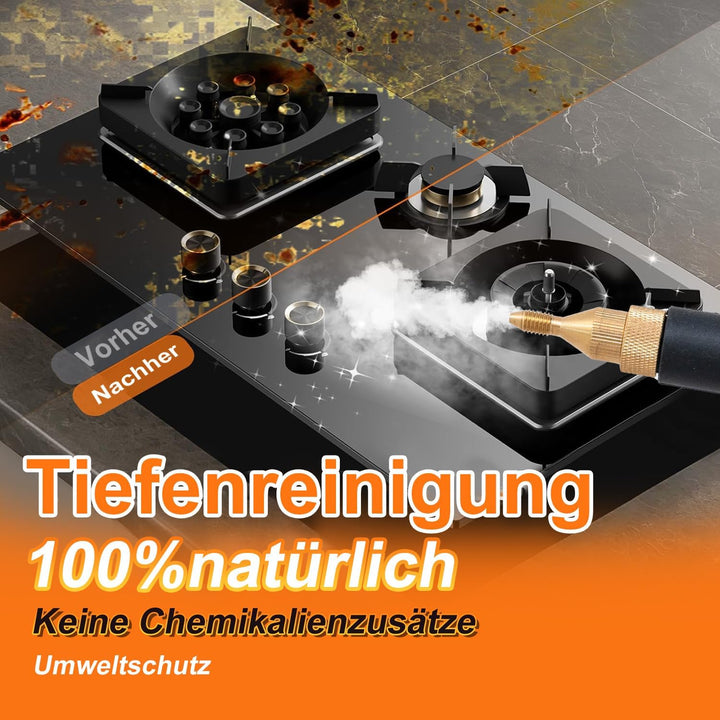 OUTIGO Dampfreiniger Tragbarer, Hochtemperatur Reinigungsmaschine für Küche, 2000w, Eliminates Greas