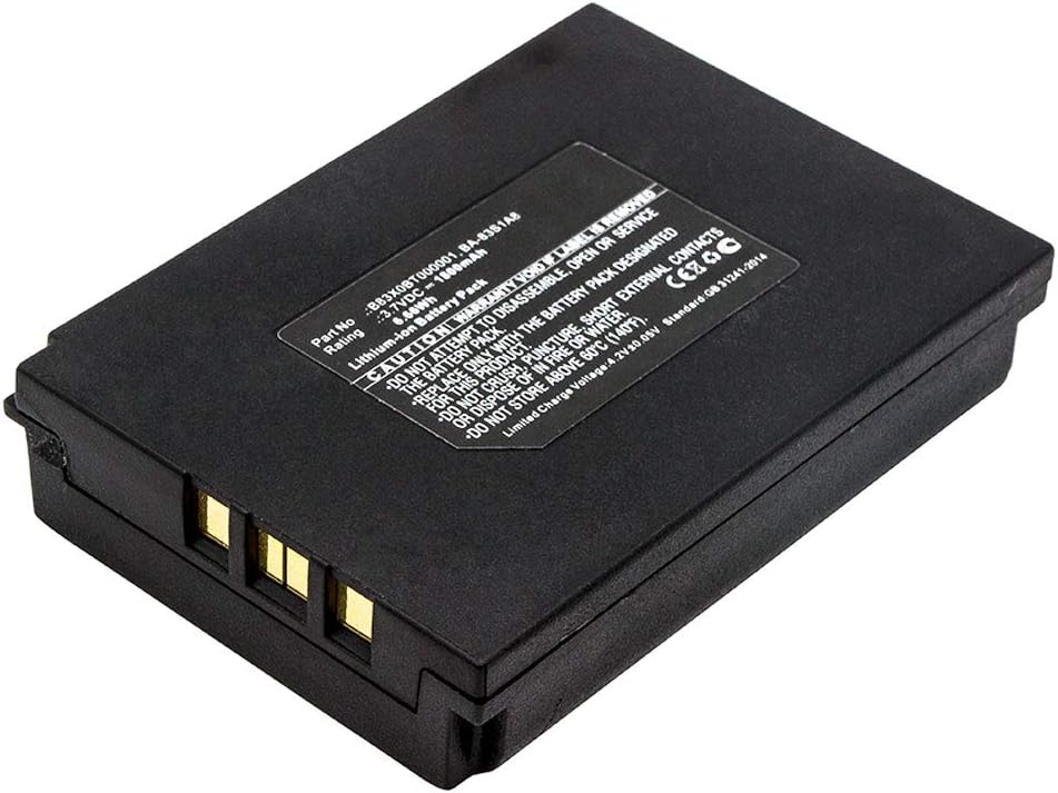 subtel, Barcode-Scanner Akku kompatibel mit Cipherlab 8300 kompatibel mit Metrologic SP5600 kompatib