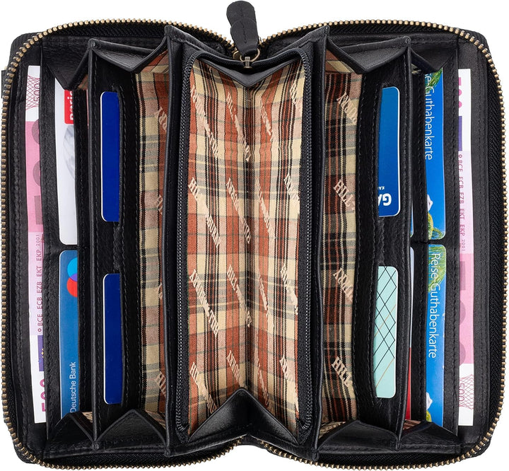 Hill Burry Echtleder Handy Portemonnaie Rinara I Geldbörse | Umhängetasche | Handy Wallet hochwertig