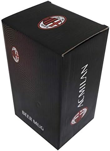 GIEMME AC Mailand Glasbierkrug 680 ML