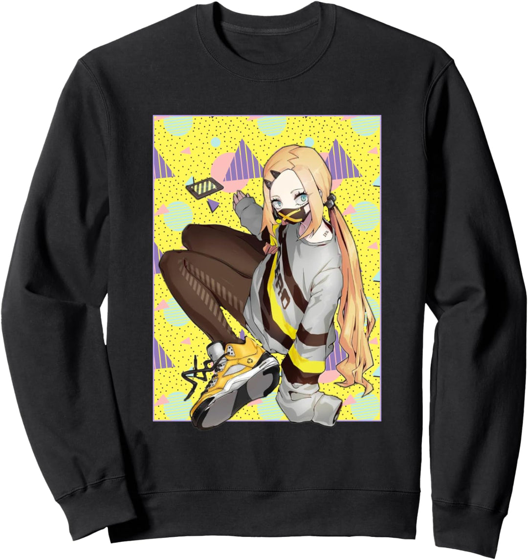 Anime Girl Japanische Ästhetik Anime Otaku Sweatshirt
