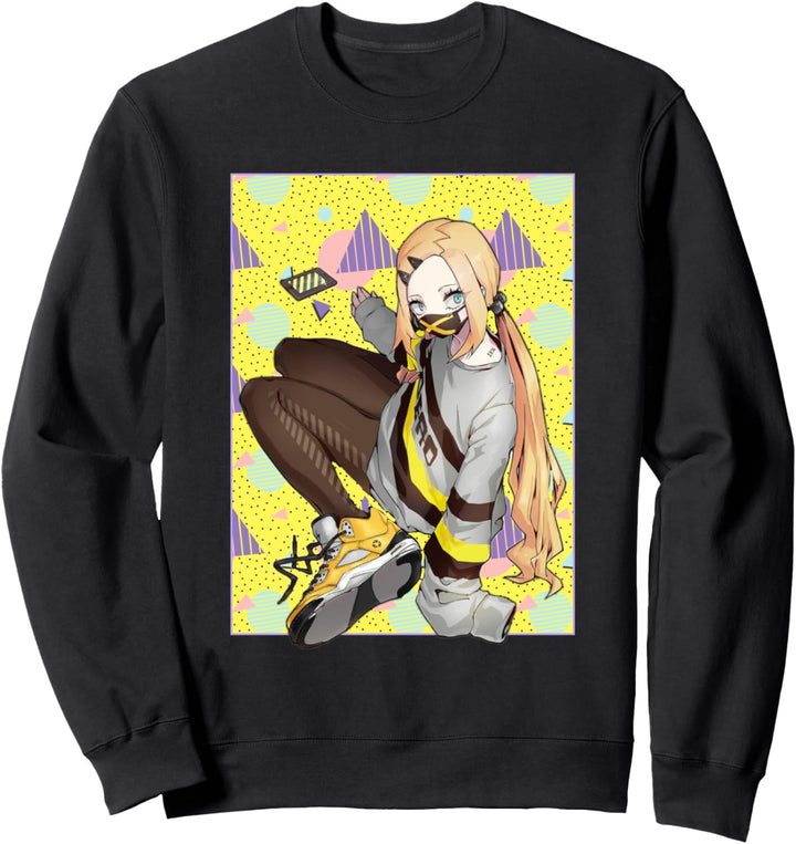 Anime Girl Japanische Ästhetik Anime Otaku Sweatshirt