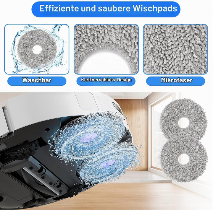 Zubehör für Dreame L10s Ultra Gen 2/ L10s Pro Ultra Heat/ L40 Ultra AE, Ersatzteile für X30 Ultra/Mo