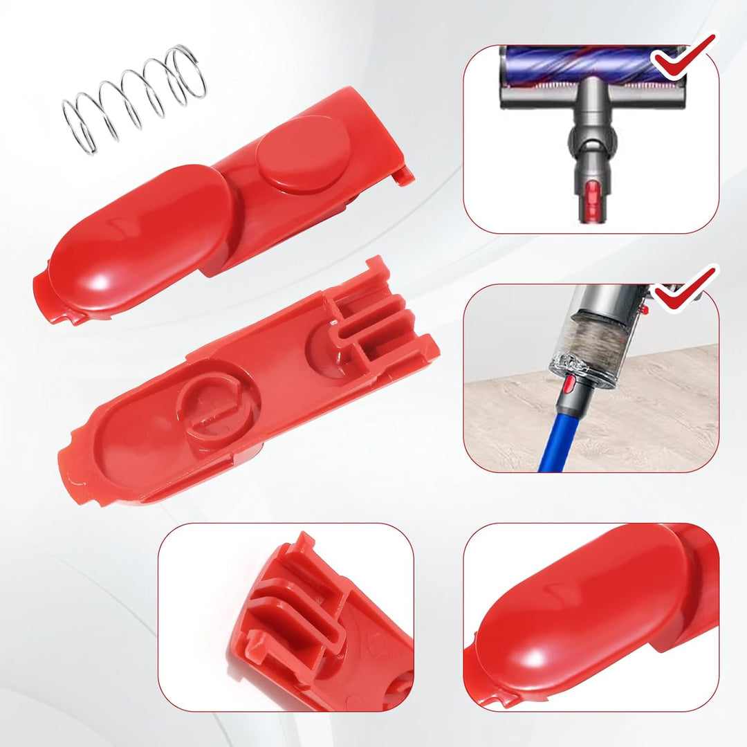 Ersatzteil für Dyson V11 Staubsauger zubehör, Staubbehälter-oberer Fester Dichtungsring + Clip Latch