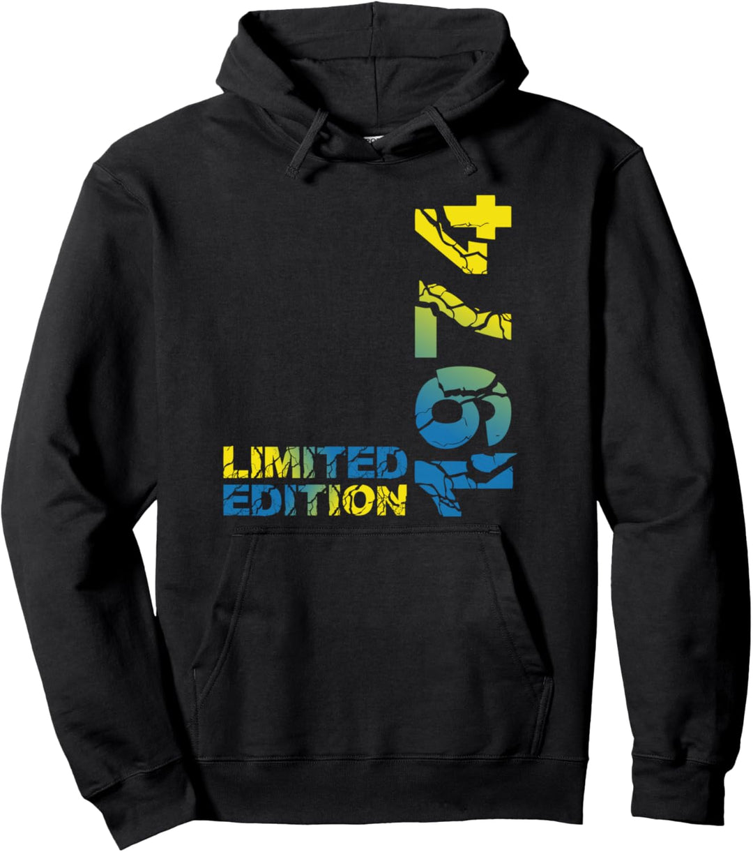 49. Geburtstag Deko Frauen Männer Limited Edition 1974 Pullover Hoodie