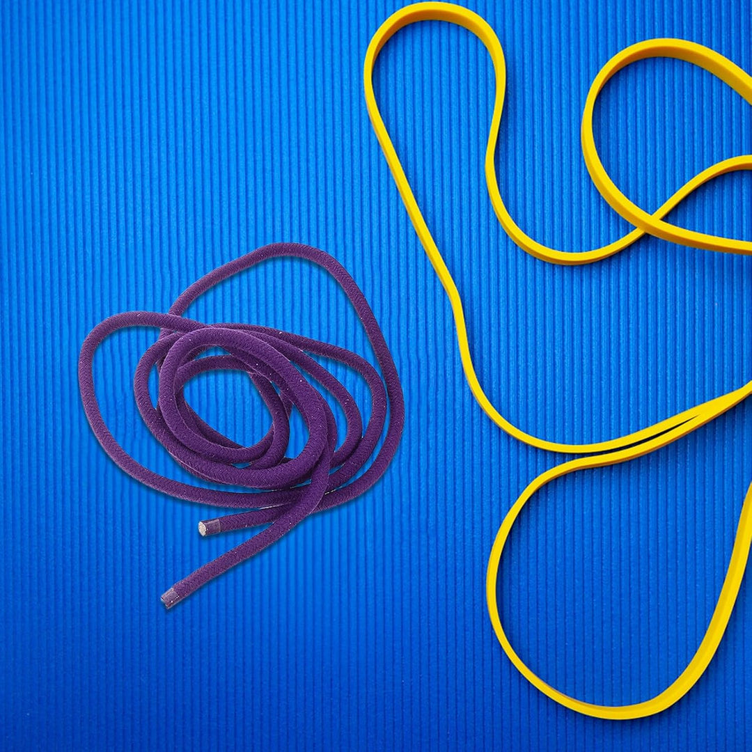 Turnseil aus Weicher Baumwolle, 2 Stück, 3 Meter, Rosa | Anfänger, Heimtraining und Rhythmische Spor