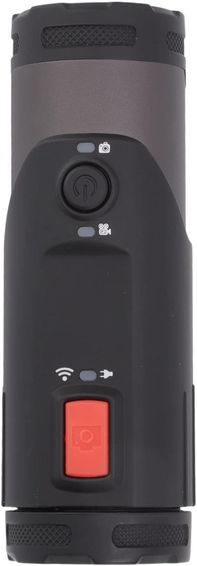 4K HD WiF Wasserdichte Action-Kamera, Outdoor-Sportkamera mit Fahrradständer und G-Sensor, 170 ° Wei