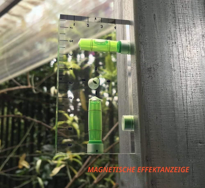umei Transparente T-Type Multifunktionswaage Wasserwaage Zwei-Wege-Ebene mit Magnetskala, Grösse 95