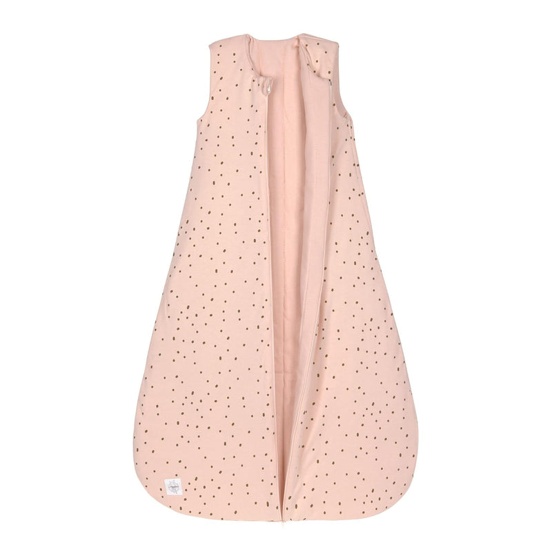 LÄSSIG Baby Ganzjahres Schlafsack ohne Ärmel unisex/Sleeping Bag Interlock Dots powder pink, Grösse