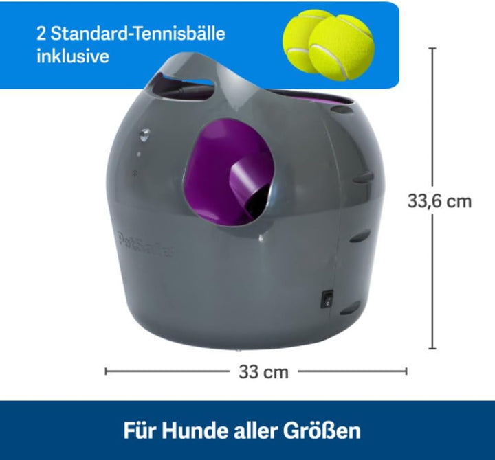 PetSafe Automatisches Hundespielzeug, interaktiver Tennisballwerfer für Hunde, wasserdicht, 1 Stück