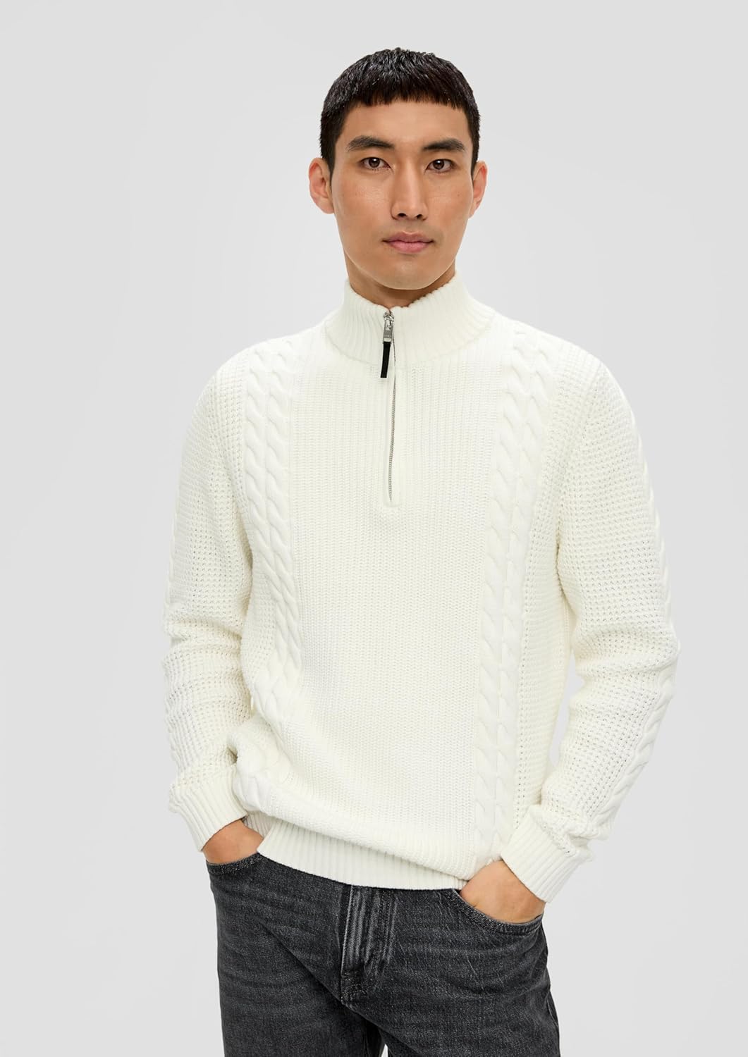 s.Oliver Troyer-Pullover mit Zopfmuster XXL 0240, XXL 0240
