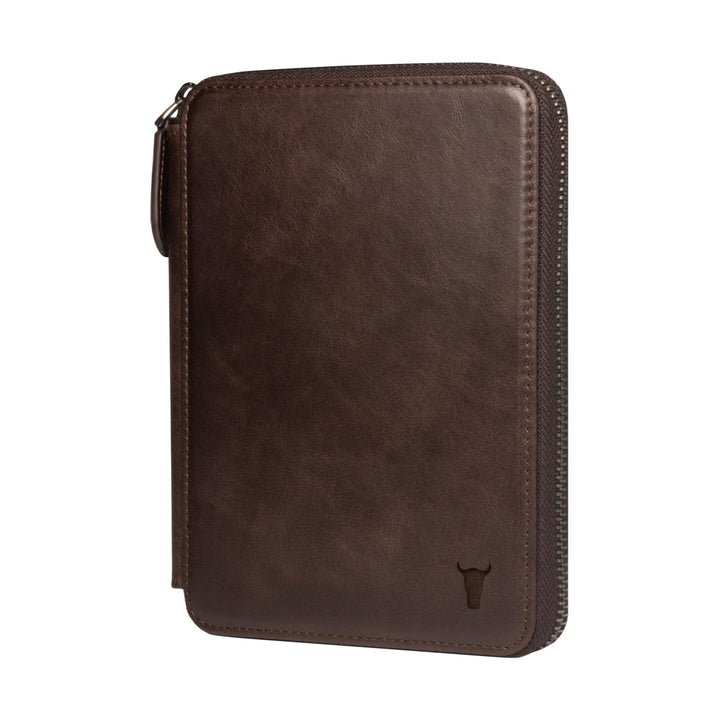 TORRO Reisebrieftasche - Reisebrieftasche aus echtem Leder mit Reisepasshalter und abnehmbarem Karte