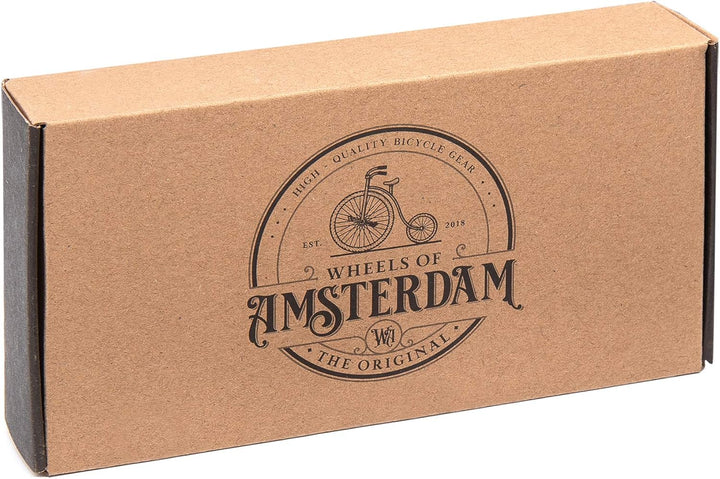 Wheels of Amsterdam, Fahrradschloss Sicherheitsstufe sehr hoch, Kettenschloss 90cm gehärtete Stahlke