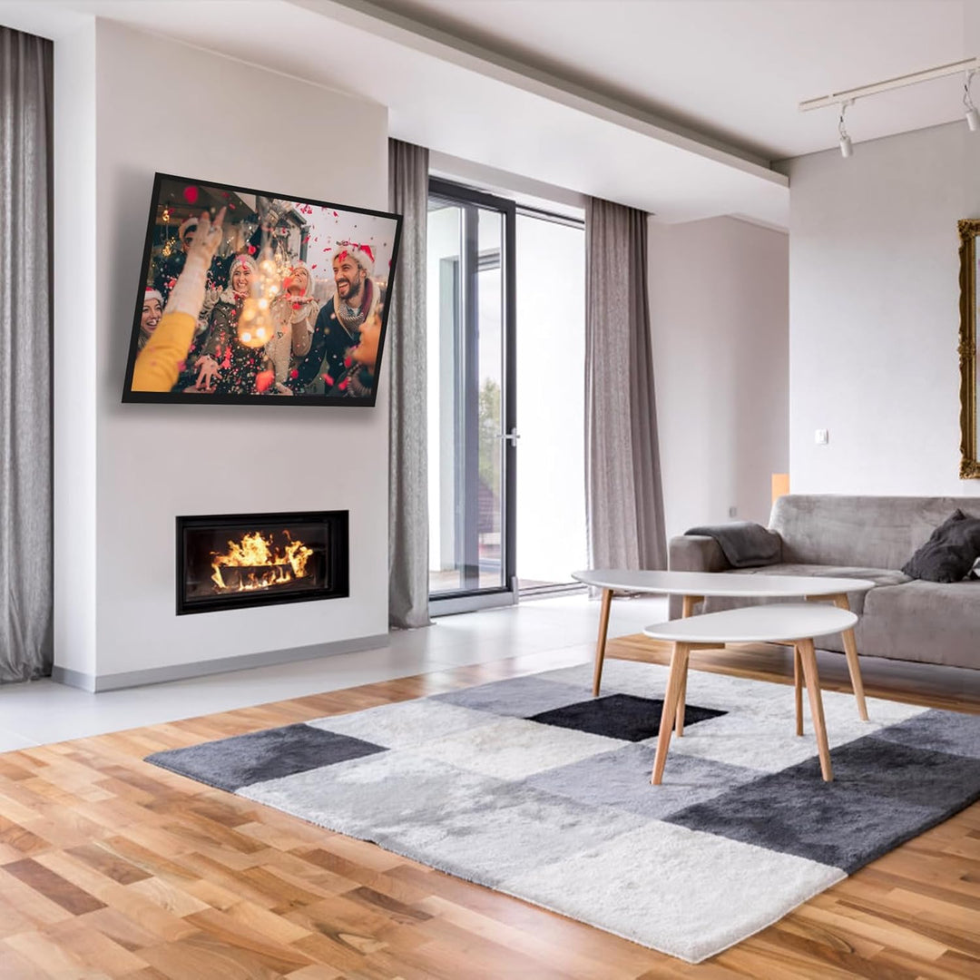 Perlegear TV-Wandhalterung, neigbar, für LED, LCD, OLED, Flachbildfernseher von 26 bis 65 Zoll, VESA