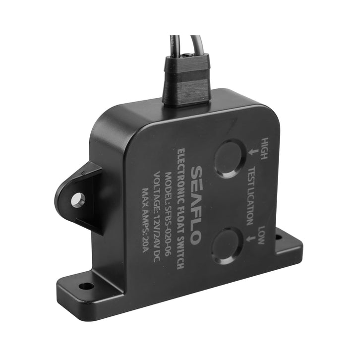 LIGHTEU®, Seaflo DC 12V 20A /24V 10A elektrischer Feld-Bilgenschalter für Bilgenpumpe, Tauchwasserpu