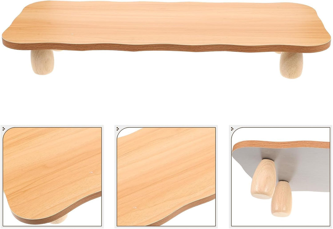 GALPADA Monitorerhöhung mit Ablagefach zur Organisation Am Schreibtisch Minimalistischer Desktop Com