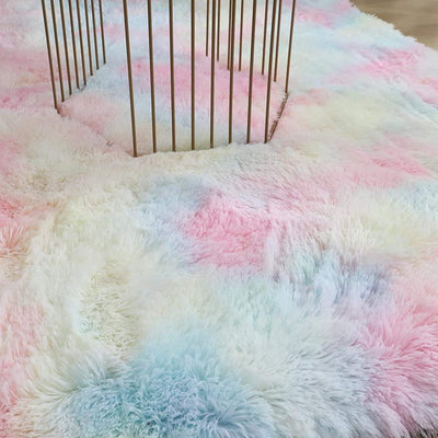 Shaggy Teppich Hochflor, Moderne Flauschig Langflor Soft Area Rug Anti-Rutsch Unterseite Pflegeleich