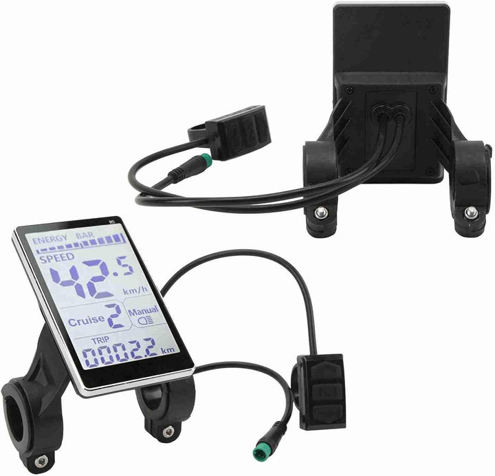 Elektrofahrrad-LCD-Display, 5-polig, 24 V, 36 V, 48 V, 60 V, Fahrrad-Kilometerzähler, Universal-E-Sc