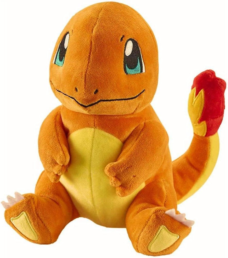 Pokemon Selection Plüschfiguren | 20 cm Plüschtier, Plüsch: sitzend Charmander Sitzend, Charmander S