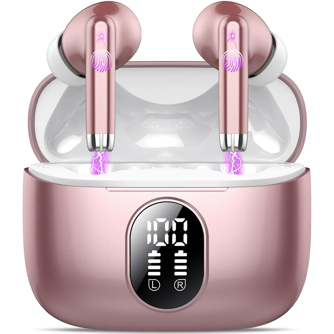QXQ Bluetooth Kopfhörer, 2026 Neue Kopfhörer Kabellos Sport In Ear Bluetooth 5.4 Headphones mit 4 Mi
