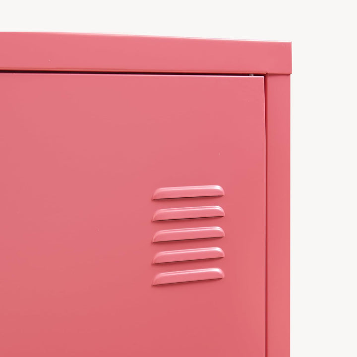 [en.casa] Einzelspind Kurikka Metallspind mit 2 Ablagen 137 x 38 x 38 cm abschliessbar Schliessfachs