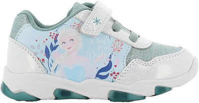 Disney Frozen Schuhe Mädchen 2 bis 8 Jahre, Kinderschuhe mit Anna und ELSA Motiv, Leuchtschuhe Kinde