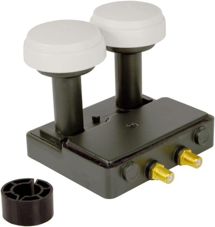 FUBA 2 Teilnehmer Astra Hotbird Digital SAT Anlage DAA 850 G ALU Grau PremiumX Twin Monoblock LNB 4X