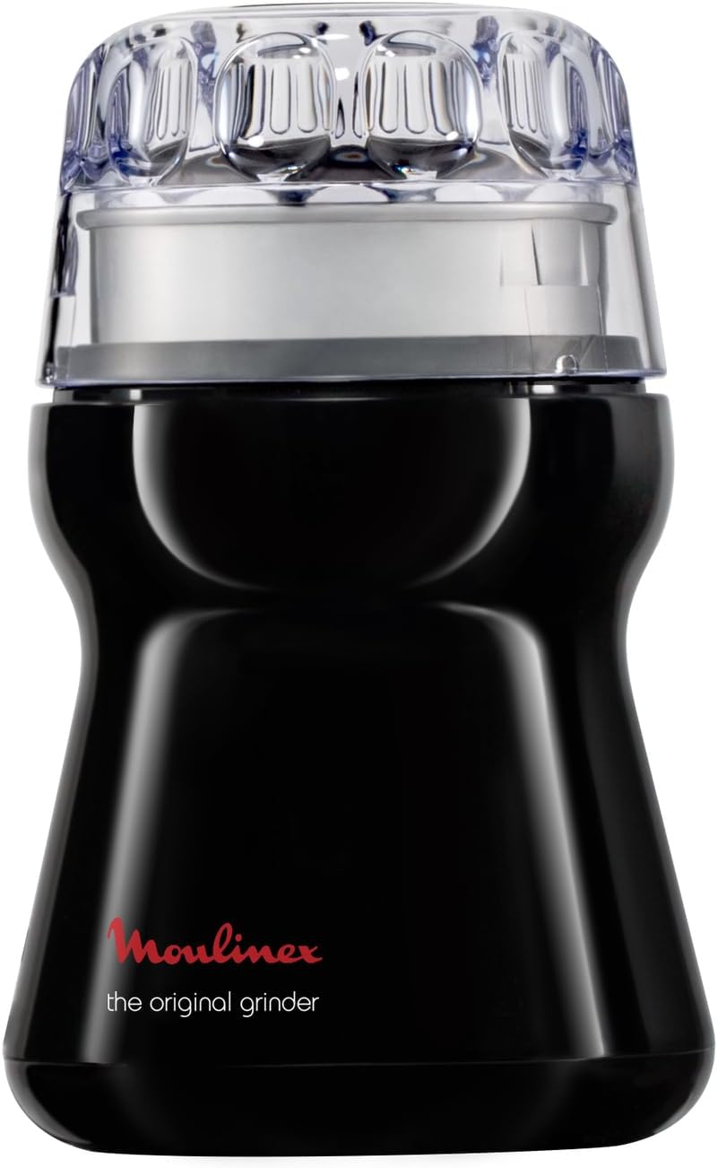 Moulinex ar110830 Universalmühle, für Kaffee/Gewürze/Nüsse, Schwarz, für alle Arten von